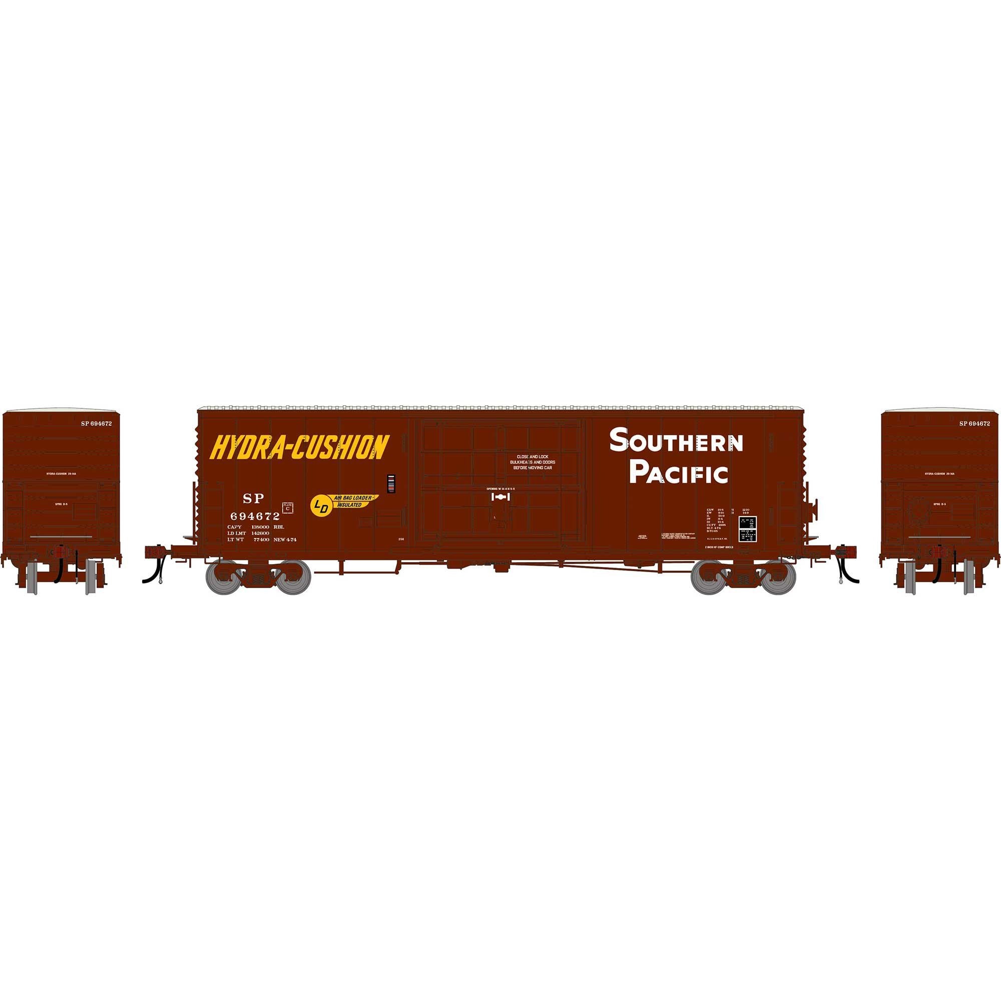 HO GEN 50' PC&F Box Car with 14' Plug Door (ATHG-2214)