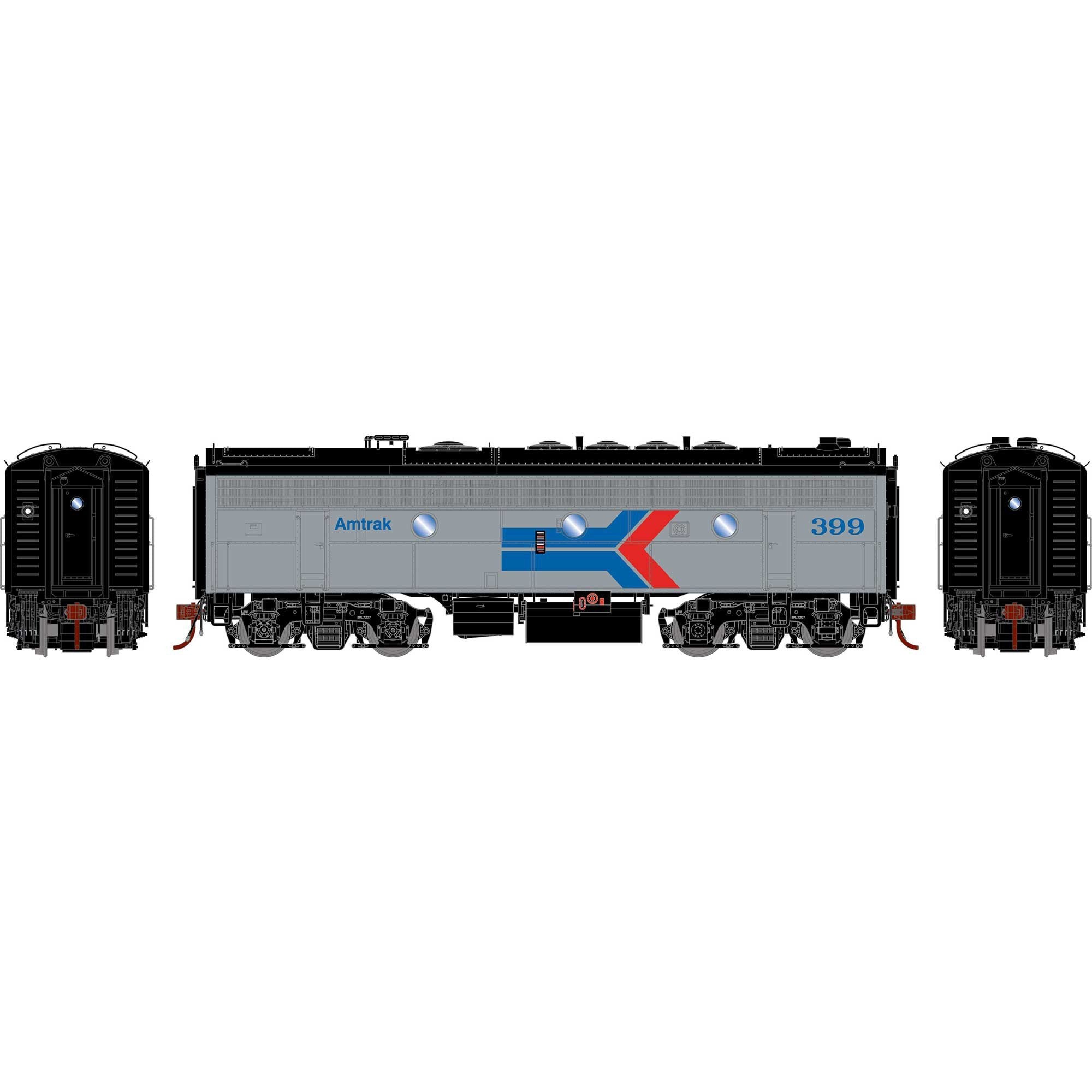HO F7B Locomotive AMTK #399 (ATHG19593)