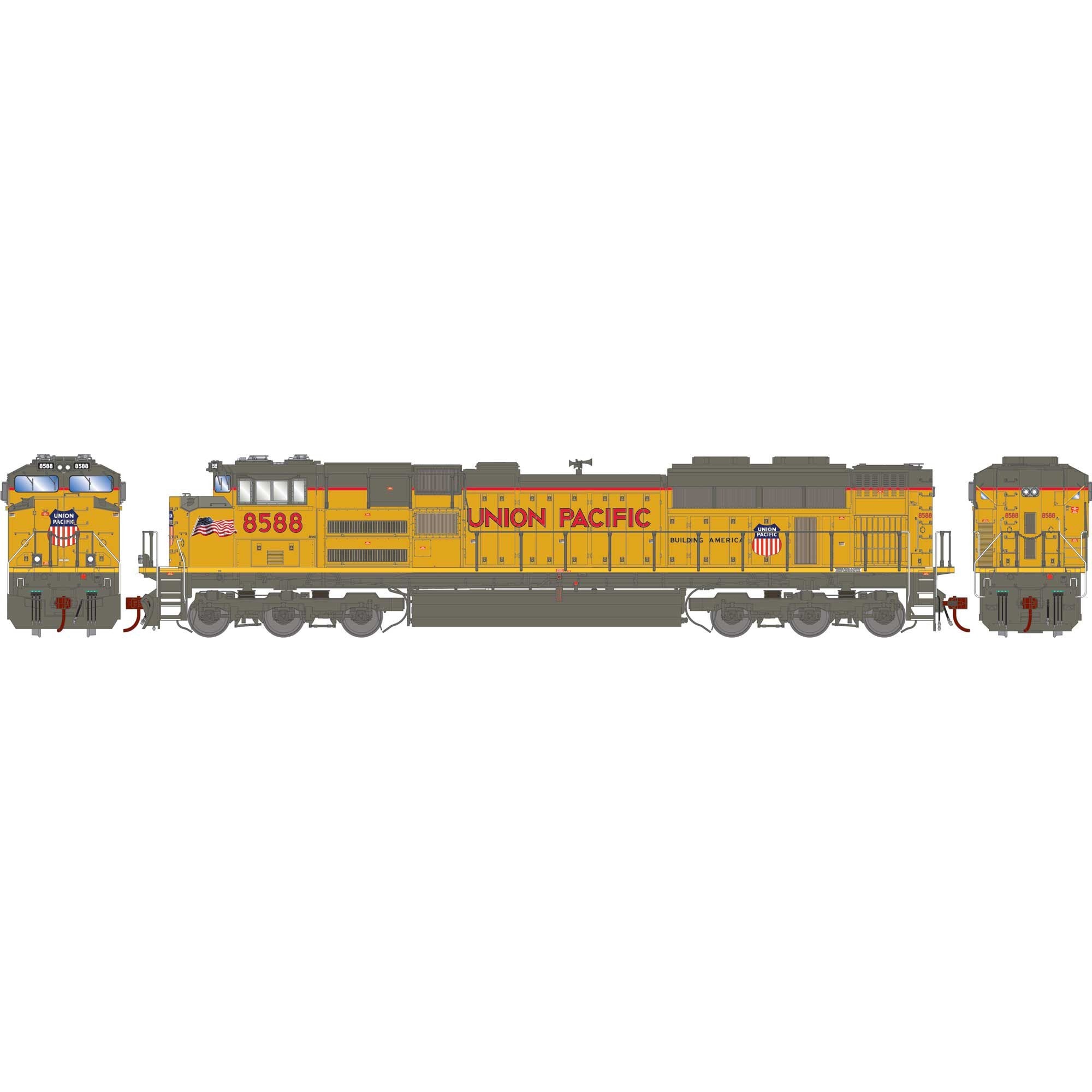 HO SD70ACe Locomotive Union Pacific 8588 (ATHG75552)