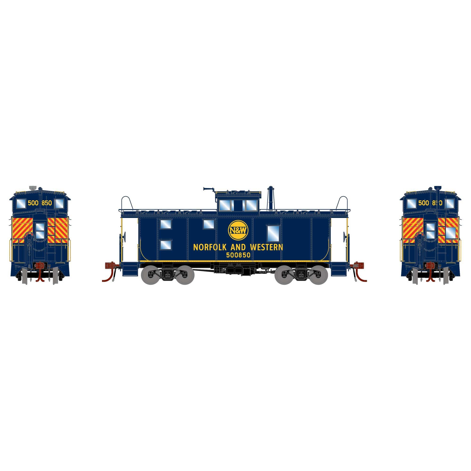 HO C-20 ICC Caboose with Lights, N&W #500850 (ATHG78582)