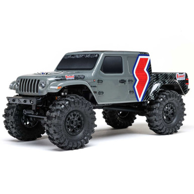 Axial 1/24 SCX24 Summit Racing Jeep Gladiator 4X4 Rock Crawler RTR Gray