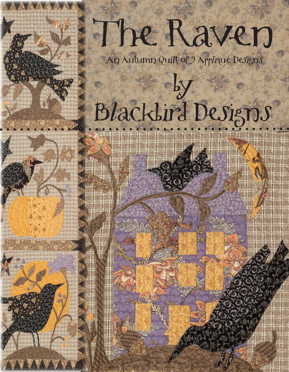 The Raven - An Autumn Quilt of 9 Applique Designs Book by Alma Allen
