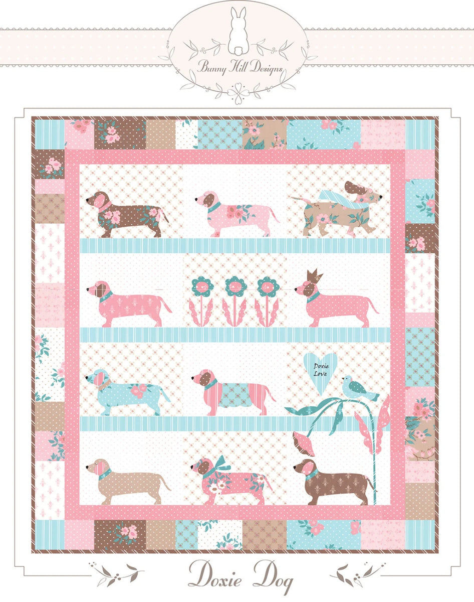Doxie Dog Quilt Pattern by Anne Sutton
