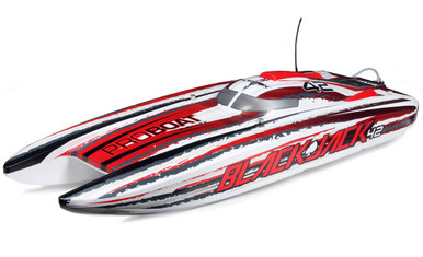 Blackjack 42" 8S Brushless Catamaran RTR White/Red