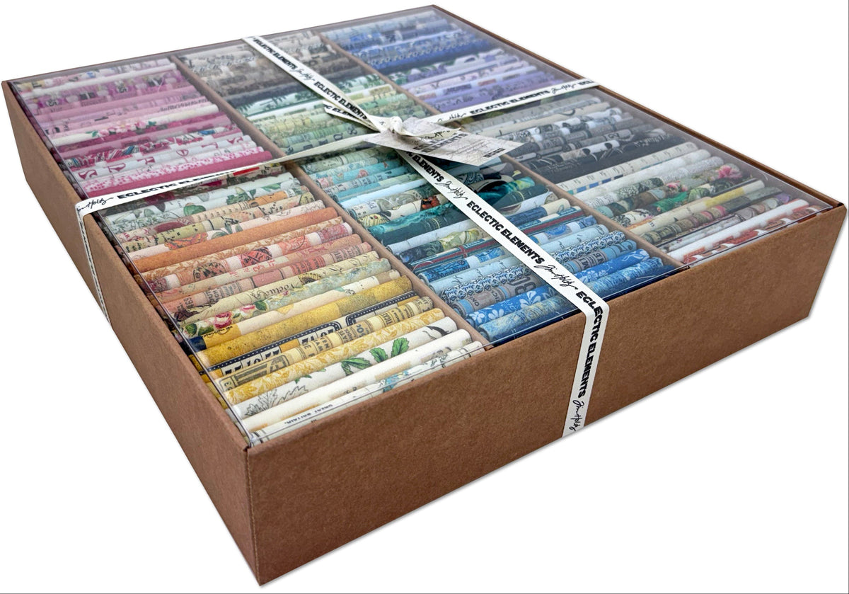 Free Spirit - Eclectic Palette Fat Quarter Box by Tim Holtz 120 pcs