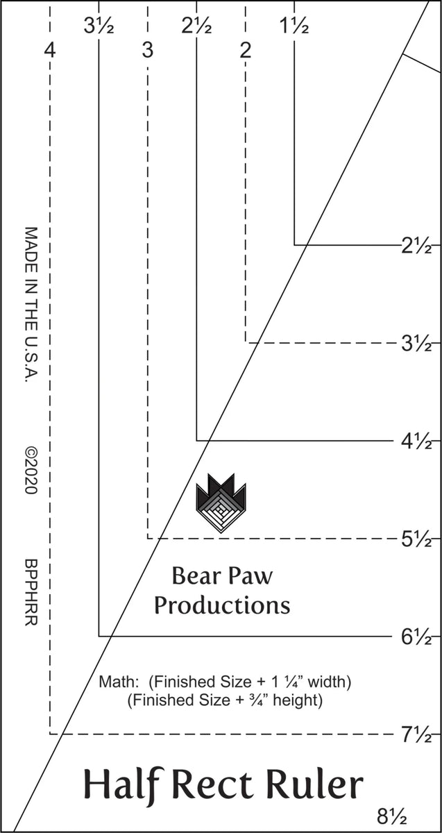 Half Rect Ruler by Bear Paw Productions