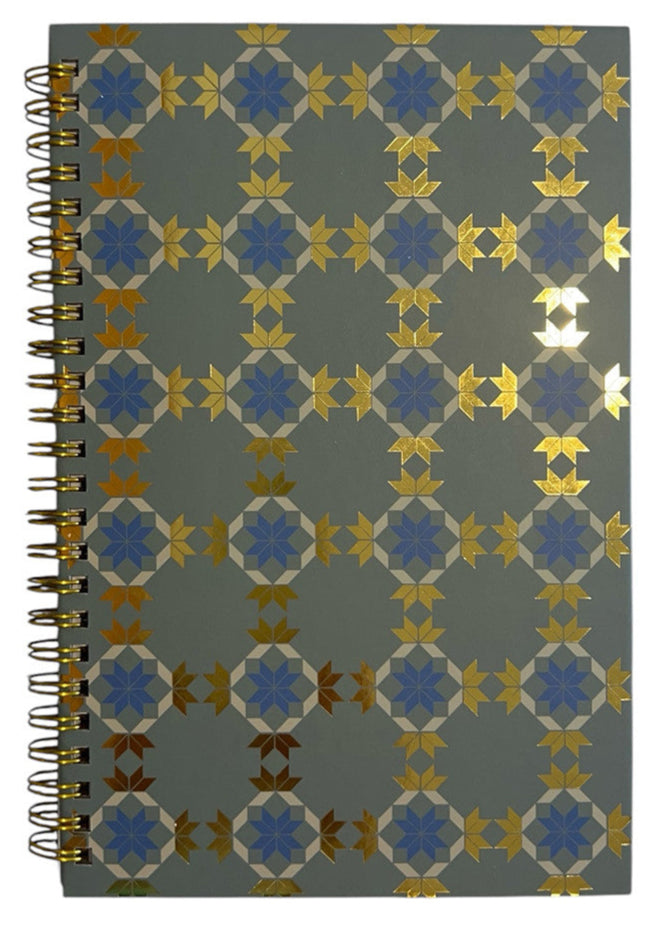 Stars & Cubes - Classic Quilts Spiral Notebook