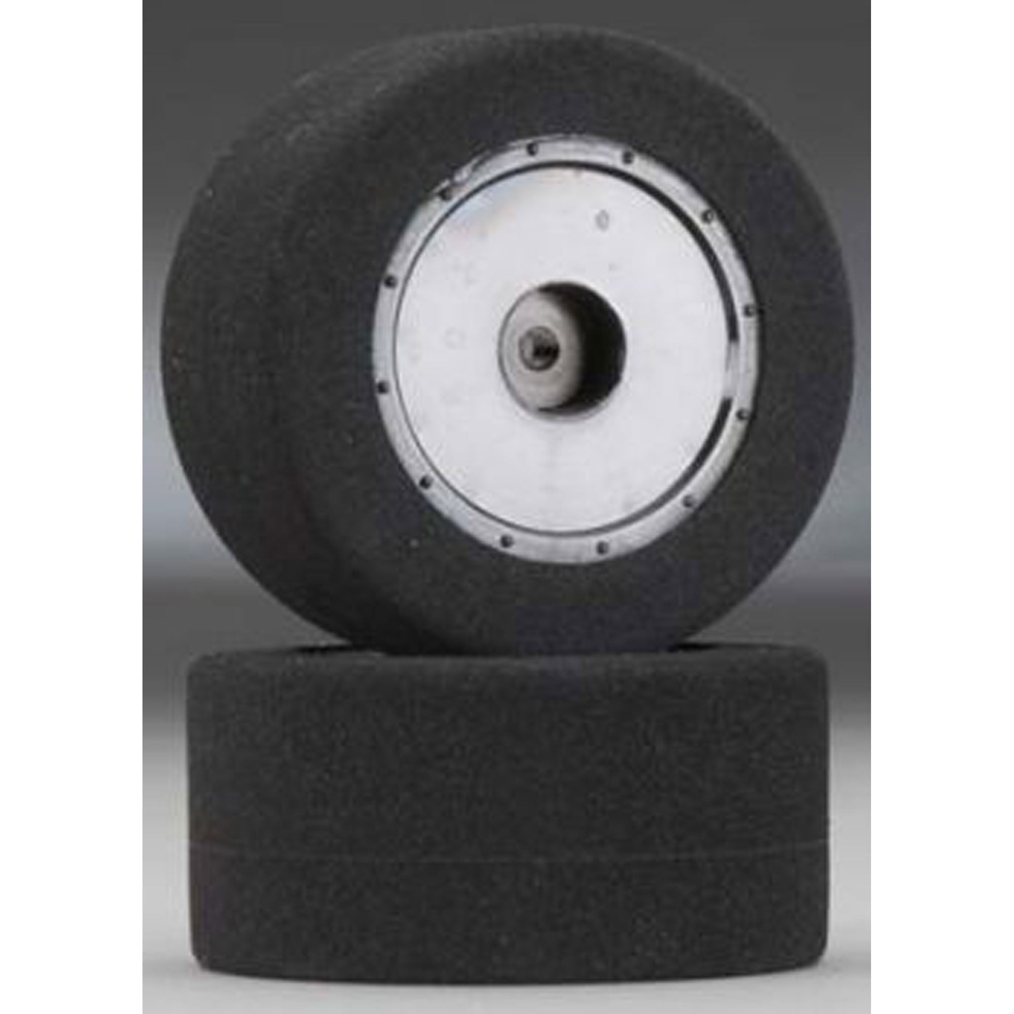 1/10 Foam Custom Works Dirt Oval Rear Mounted Tires Red (2) (BXRC1026)