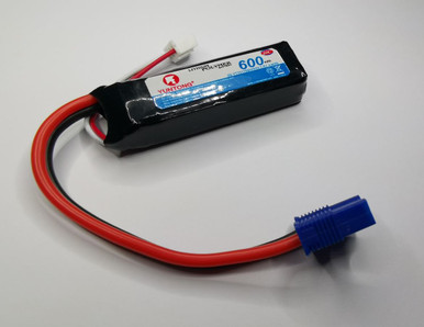Yuntong DYNB6223 7.4V 600mAh 2S 20C LiPo EC3 Battery -Suits SprintJet
