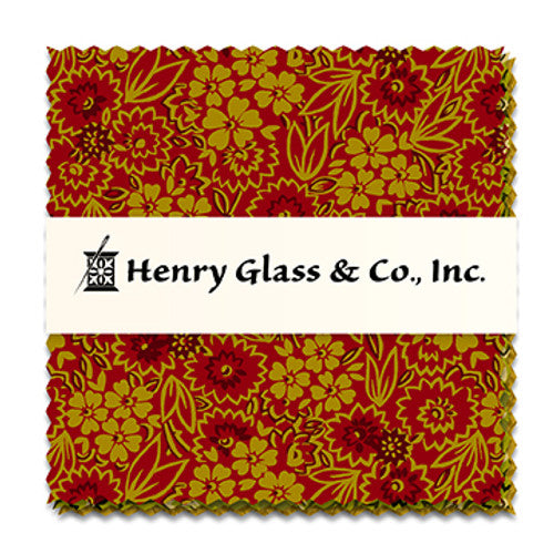 Henry Glass - Baubles & Balsam 5X5 Squares by Kim Diehl 42 pcs
