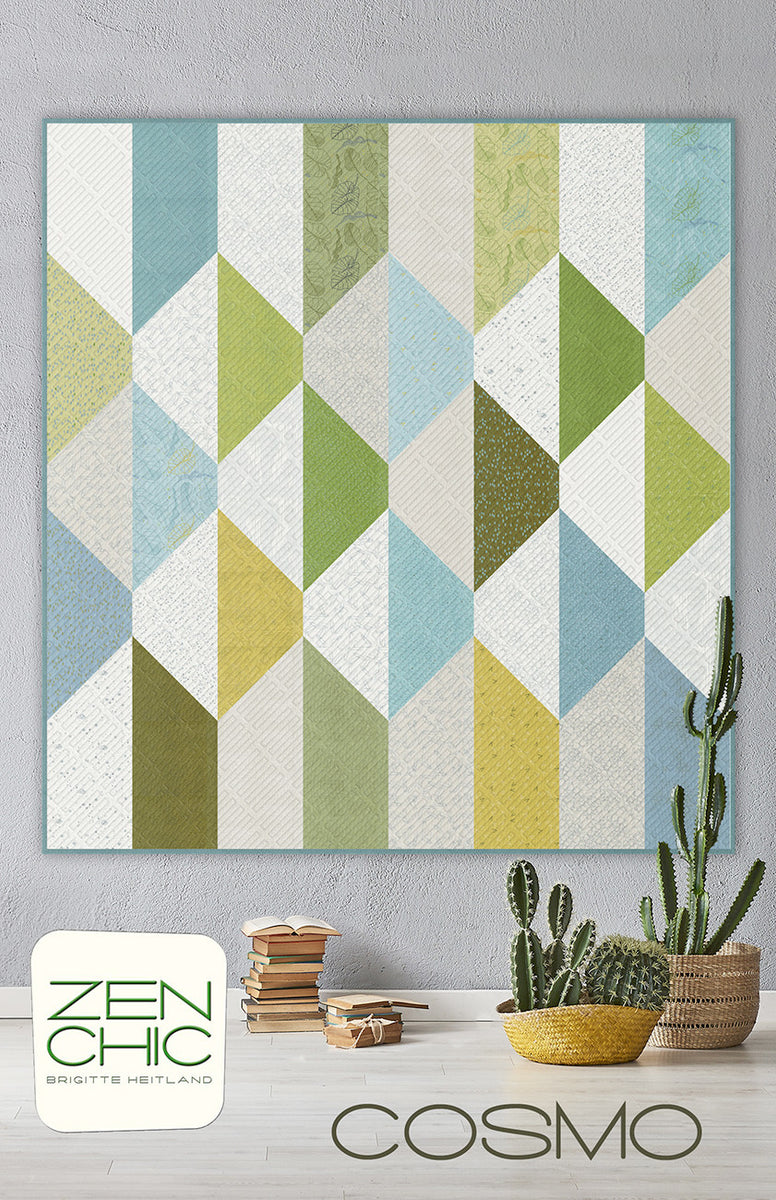 Cosmo Quilt Pattern by Brigitte Heitland Zen Chic