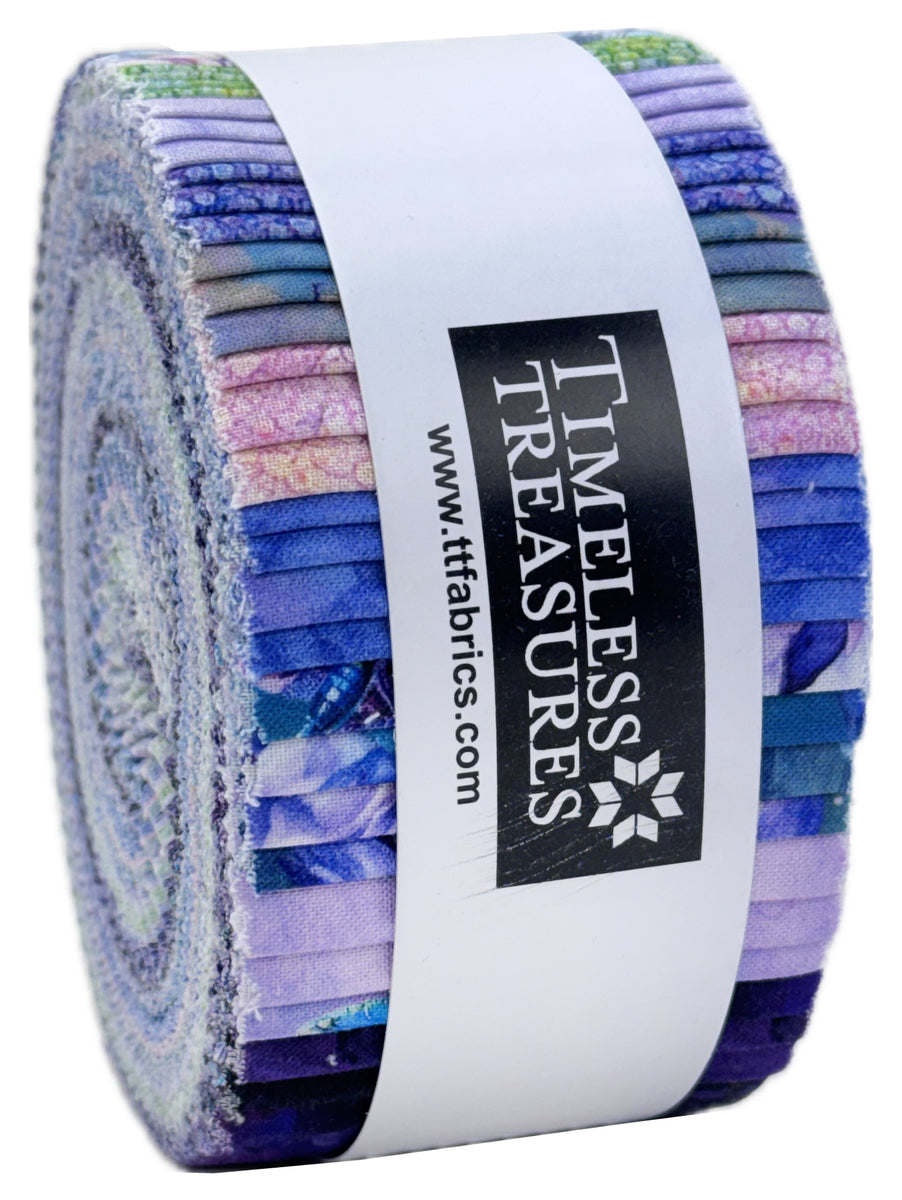 Timeless Treasures - Dragonfly Mist 2.5" Strips 40 pcs