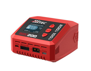 Hitec RDX1 200 1S-6S Digital LiPo/LiFe/HV/PV/NiMH Battery Charger