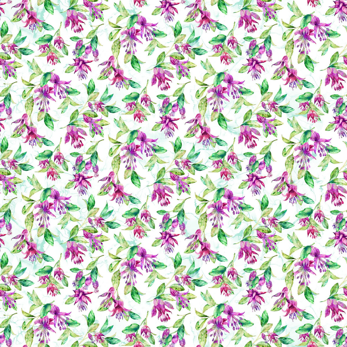 NORTHCOTT - Concerto - Trailing Fuchsia - White Multi