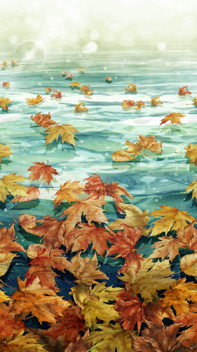 NORTHCOTT - Autumn Breeze - Ombre Running Yardage - Teal Multi