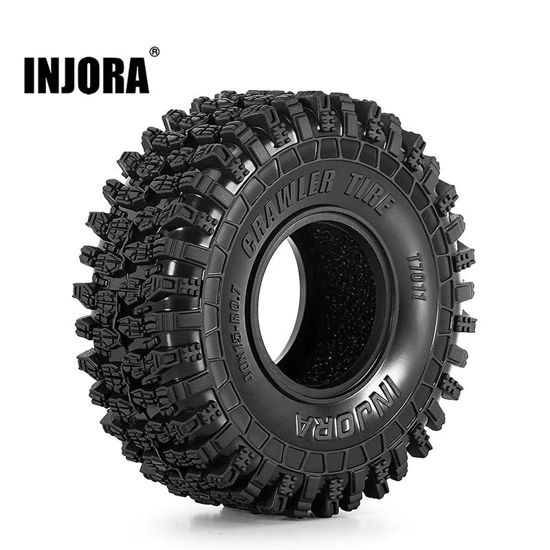 INJORA 0.7" 40*15mm Crawler Tires for 1/30 SCX30 (T7011)