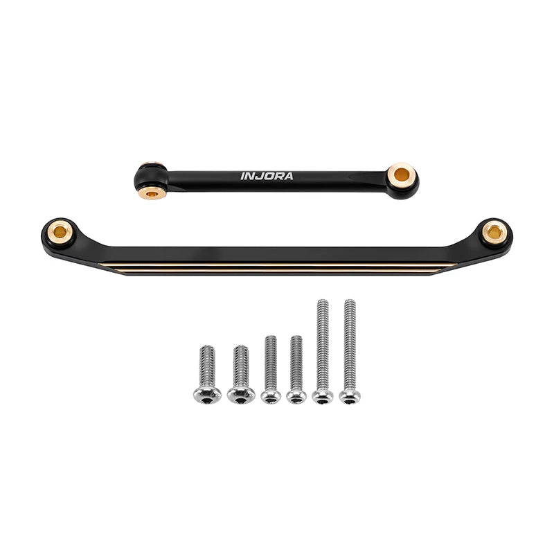 INJORA Black Brass Steering Links for 1/18 Redcat Ascent-18 APEX