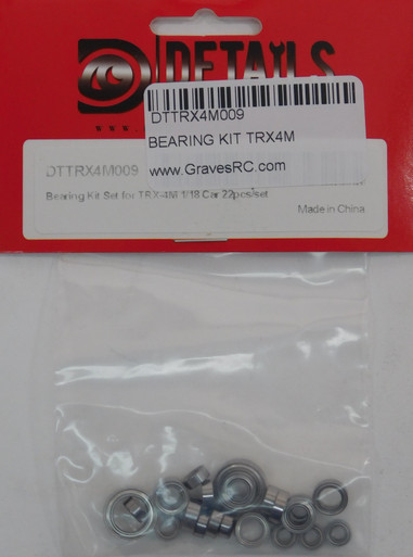 DTTRX4M009 HOBBY DETAILS Bearing Kit Set for TRX-4M 1/18 Car 22pcs/set