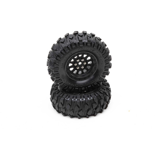 Duratrax Class 1 Showdown Crawler C3 Mounted 1.9" Black Wheel/Tire (2)