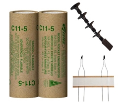 ESTES ... C11-5MDL RKT STD ENG (2) 24mm