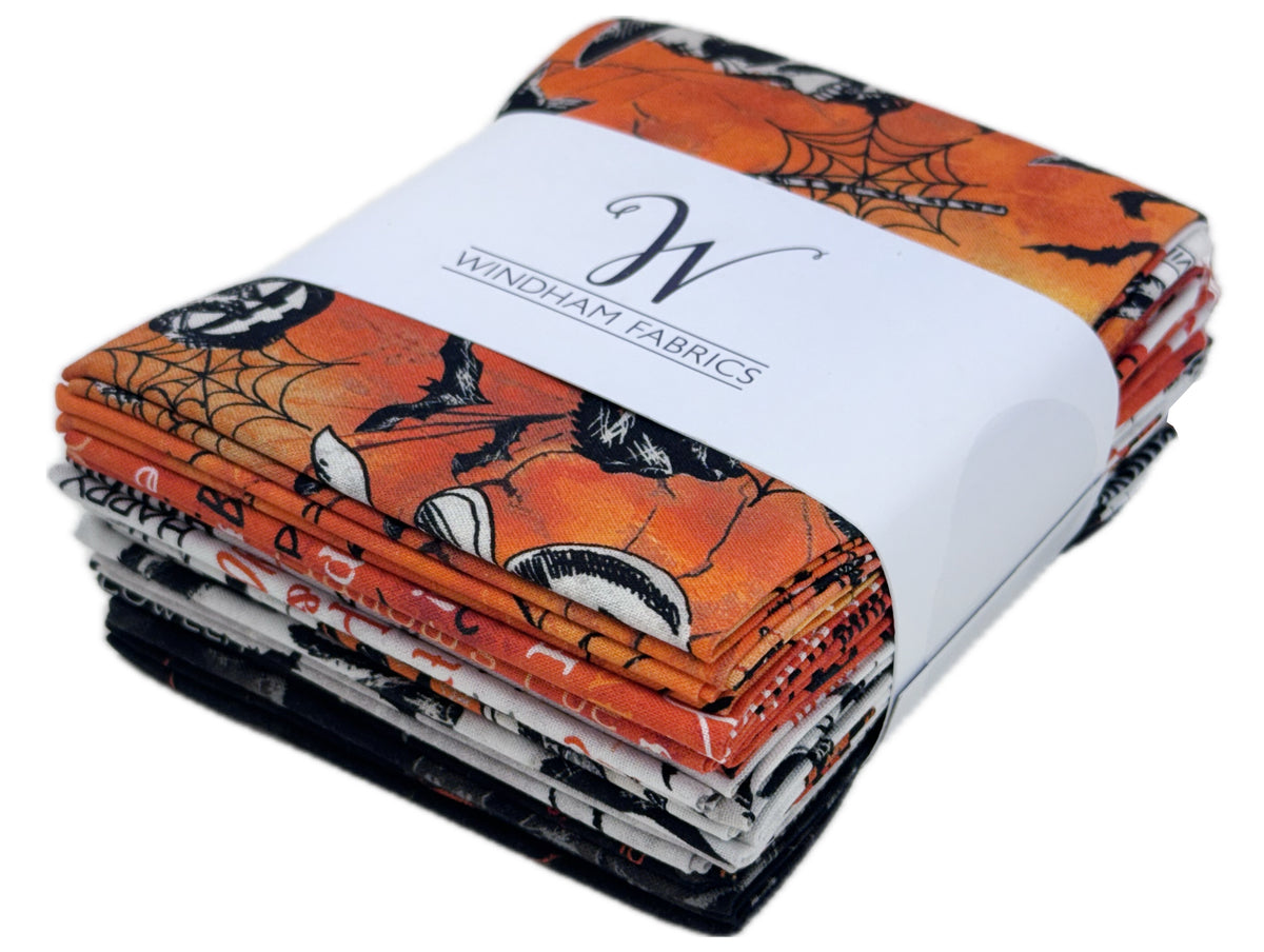 Windham - Hallow's Eve Fat Quarter Bundle by Whistler Studios 12 pcs