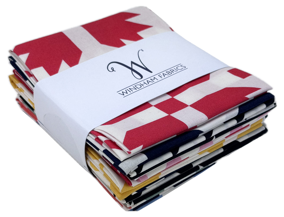 Windham - Perfect Points II Fat Quarter Bundle by Whistler Studios 12 pcs