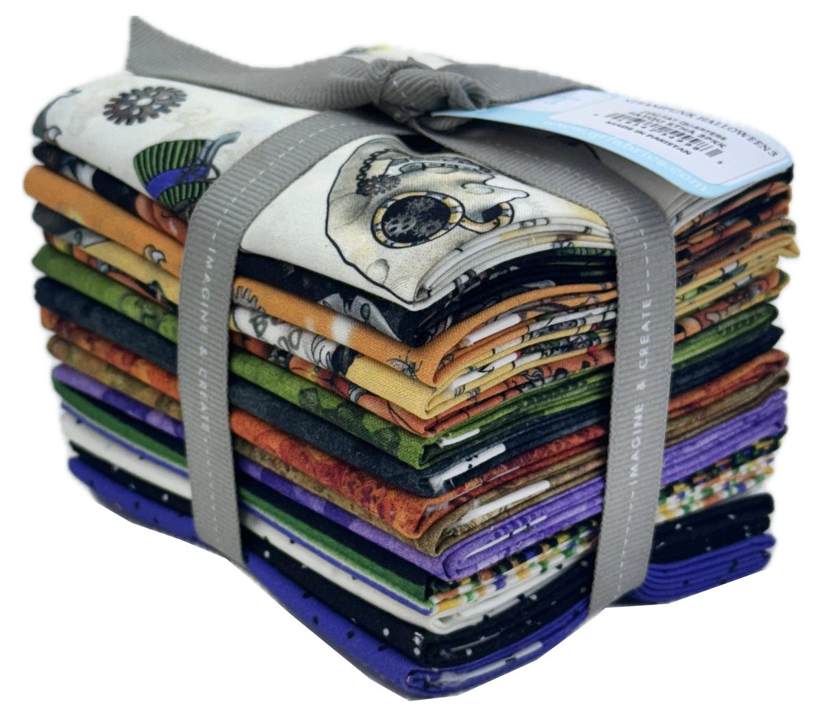 Quilting Treasures - Steampunk Halloween 3 Fat Quarter Bundle by Desiree’s Designs