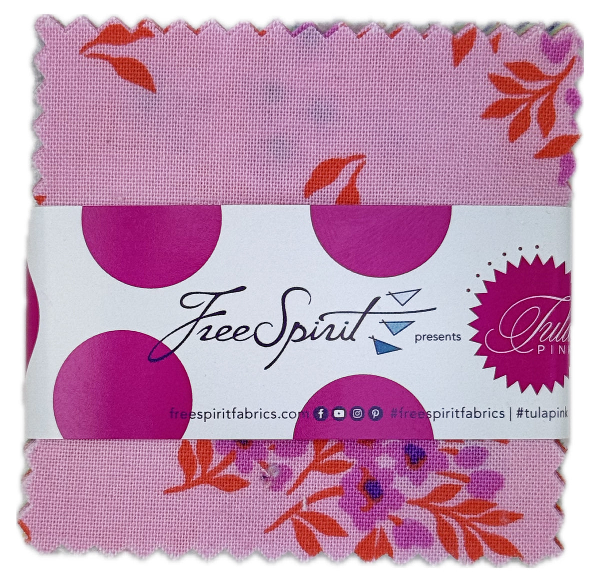 Free Spirit - Tula Pink - 2025 True Colors Mini Charm Pack 42 pcs