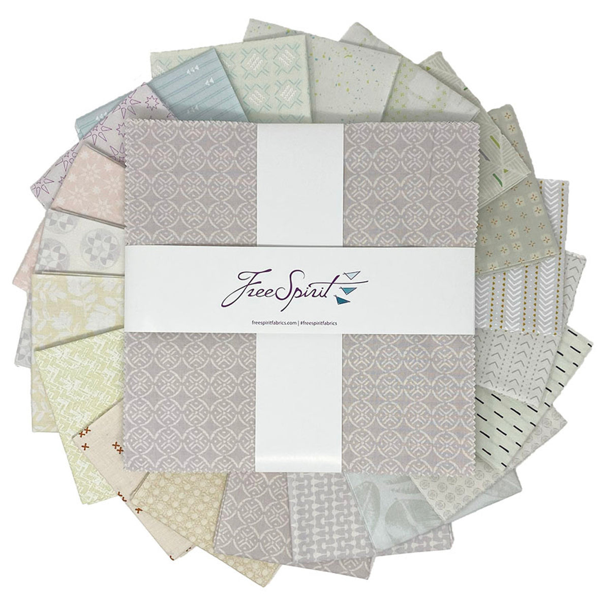 Free Spirit - Complements 10" Charm Pack by Sew Kind of Wonderful 42 pcs