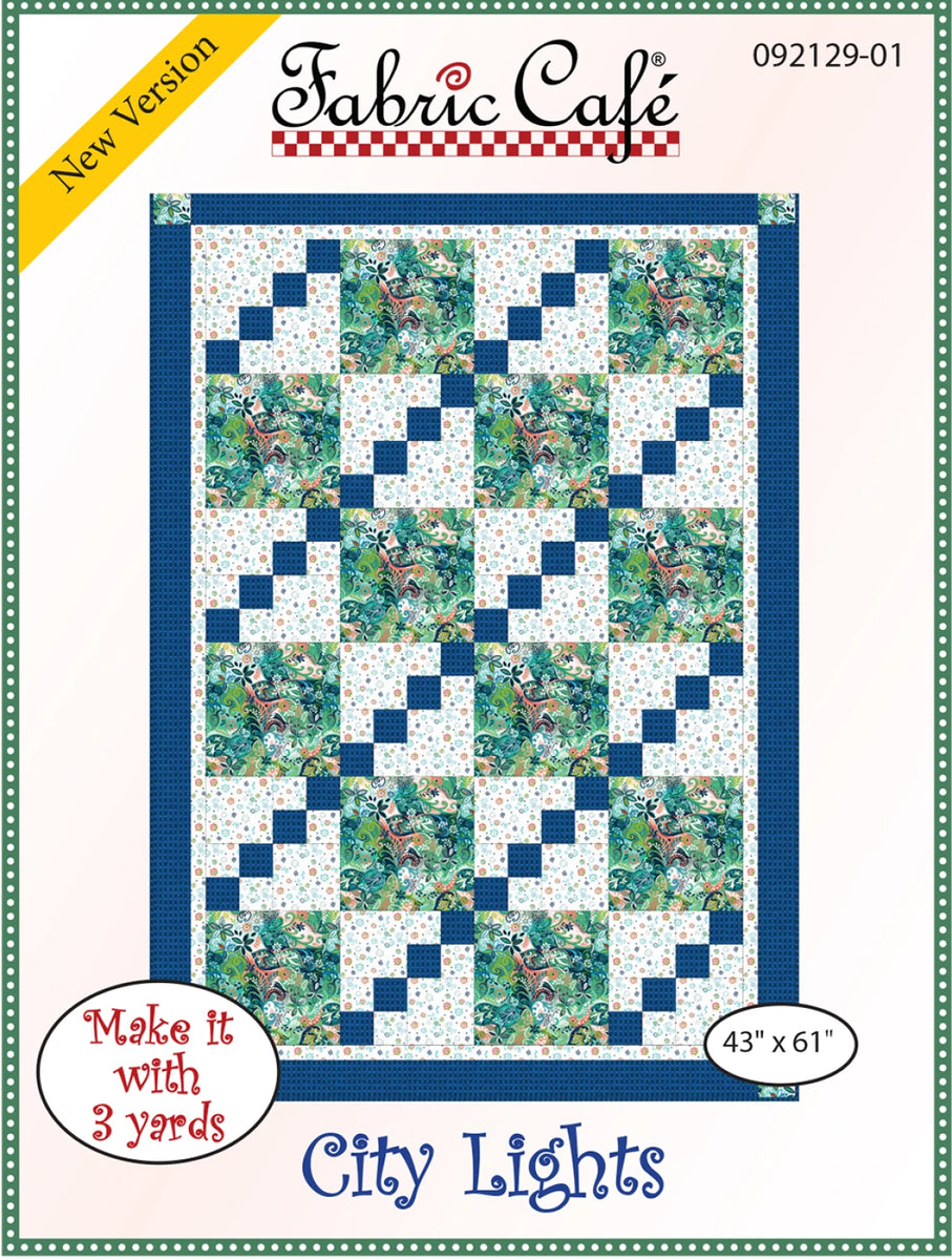 City Lights Quilt Pattern from Fabric Café Quilts