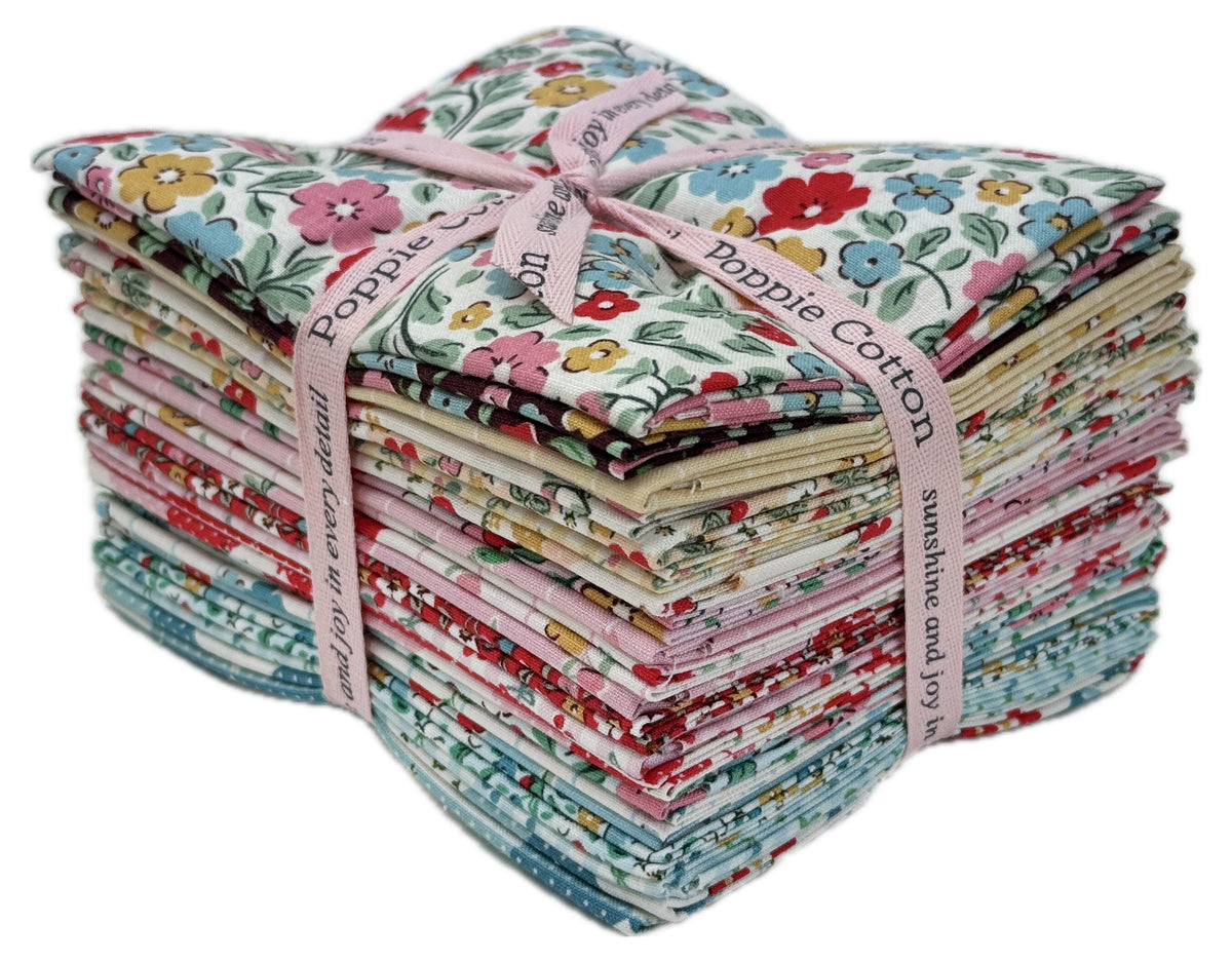 Poppie Cotton - Farmhouse Fancy Fat Quarter Bundle by Elea Lutz 20 pcs