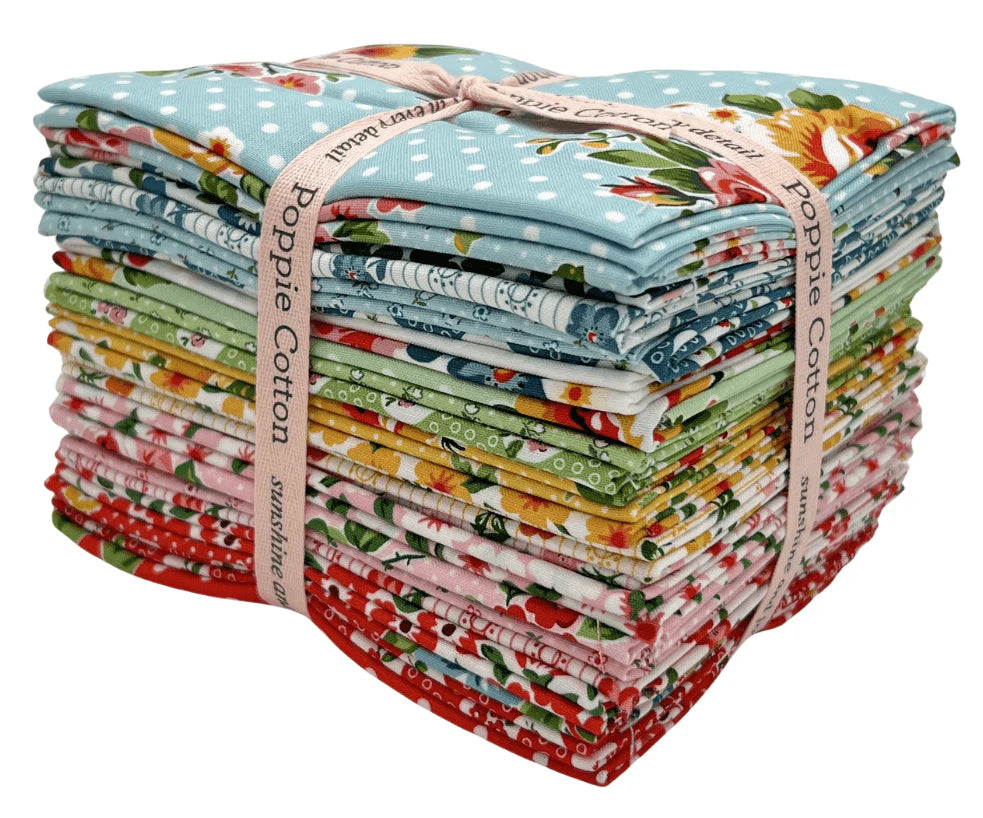 Poppie Cotton - Flower Market Fat Quarter Bundle by Elea Lutz 22 Prints