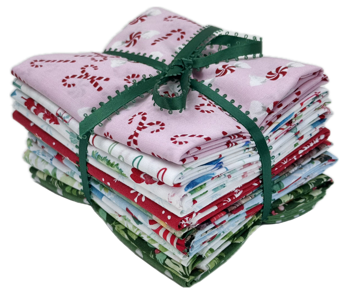 Clothworks - Santa Paws Fat Quarter Bundle by Heatherlee Chan