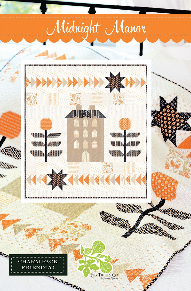 Midnight Manor Quilt / Wall Hanging Pattern by Joanna Figueroa
