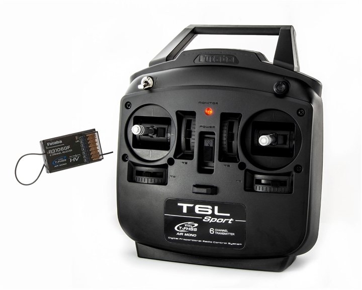 T6L Sport 2.4GHz T-FHSS Airplane Spec Radio System FUT01004375-3