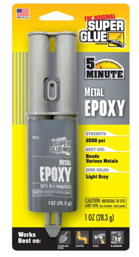 Super Glue 5 Minute Fast Metal Epoxy 28.3g
