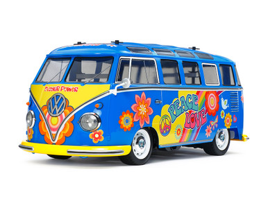 Tamiya 47453Volkswagen Type 2 (T1) Flower Power RC Kit