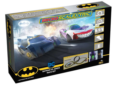 Scalextric G1155M Micro Scalextric Batman vs Joker Set Battery Powered Set