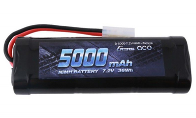 Gens Ace 5000mAh 7.2v NiMh Battery with Tamiya Plug