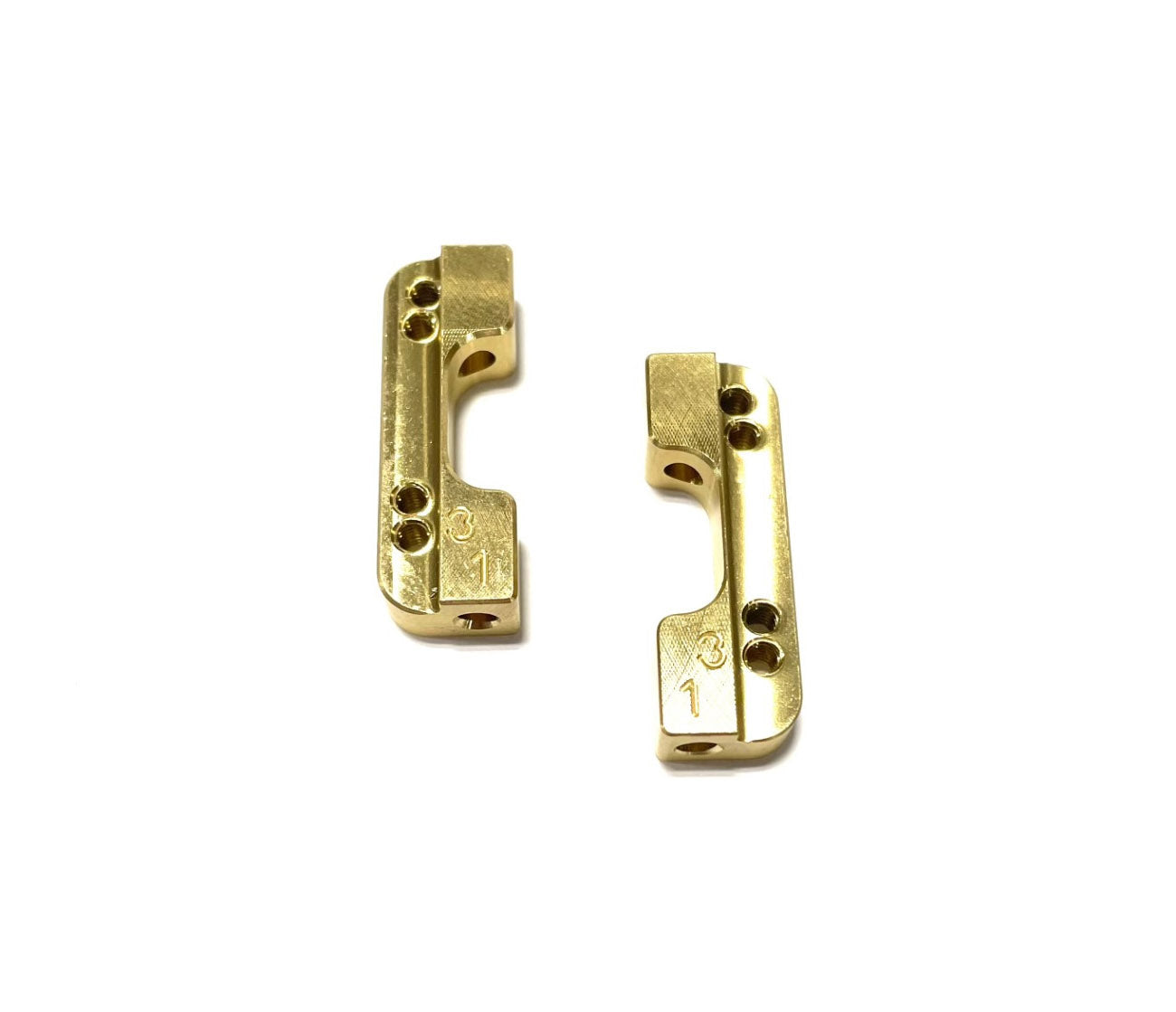 Brass 1/3 Rear Toe Blocks, GFR-1328