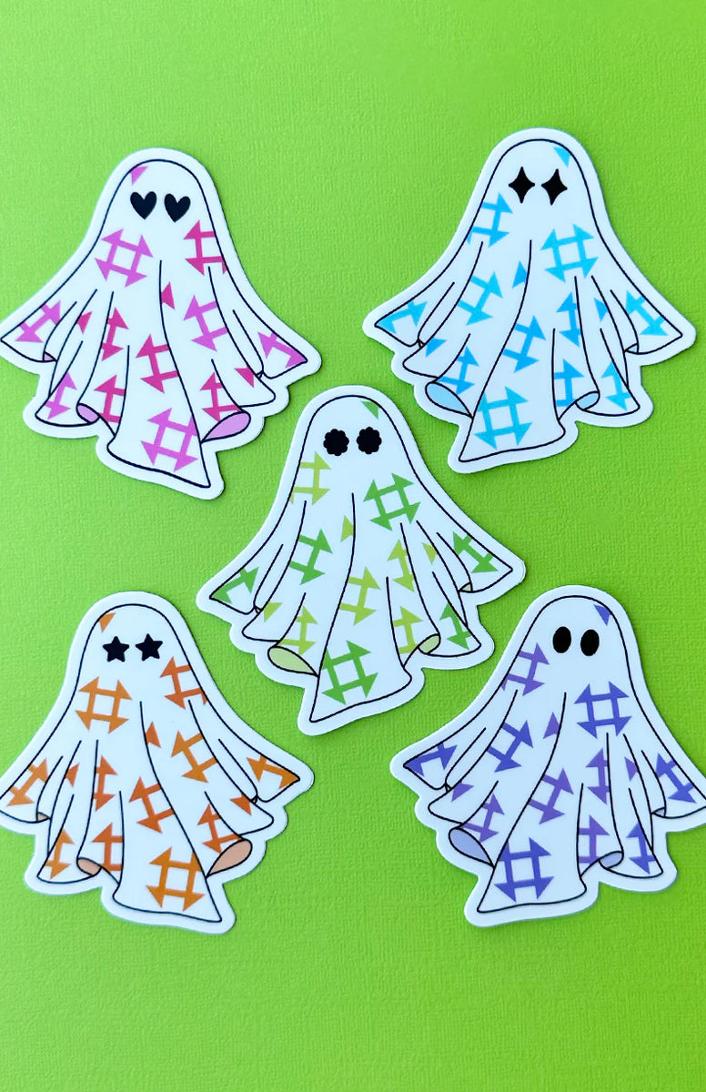 Quilt Ghost Stickers by Sassafras Lane Designs (5 pack)