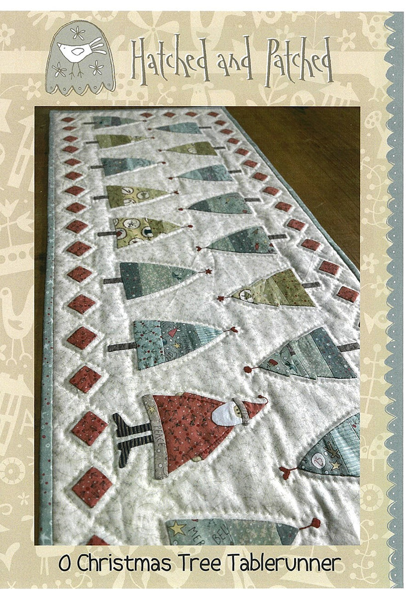 O Christmas Tree Table Runner Pattern by Anni Downs