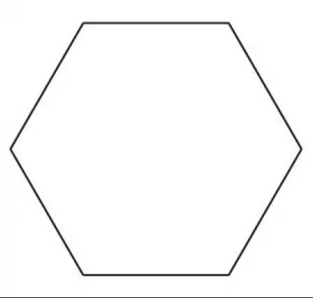 3/8in Hexagon Papers (100 pieces per bag)