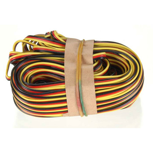 Hitec 50' 3-Color Heavy 22 Gauge Servo Wire