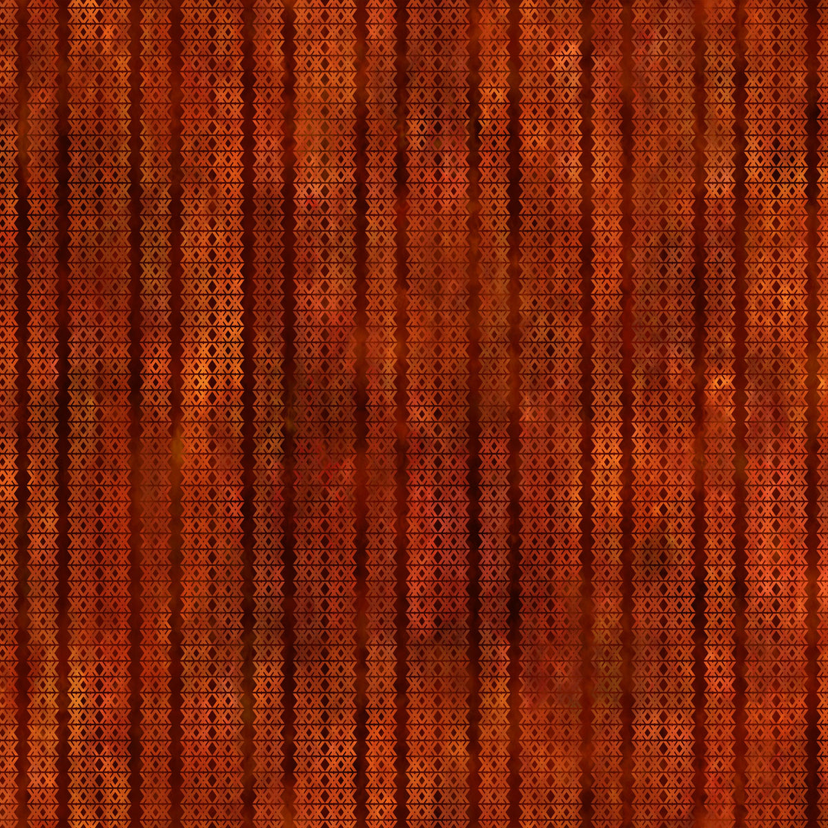IN THE BEGINNING - Falling Leaves by Jason Yenter - Stripe - Rust