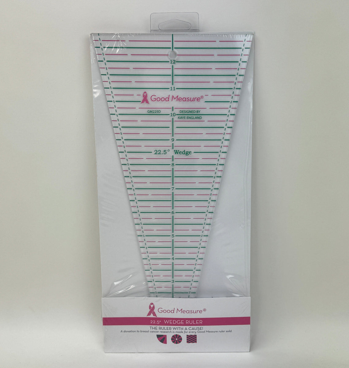 Good Measure - 22.5 Degree Wedge Ruler