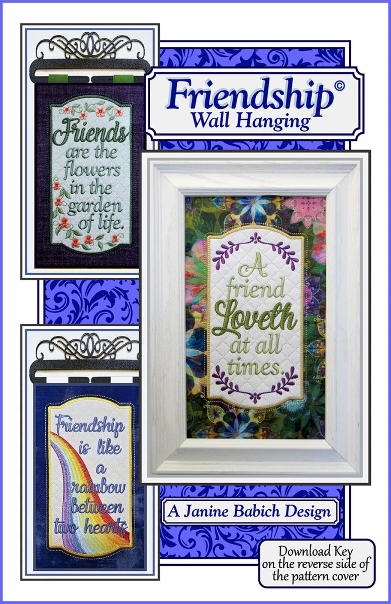 Friendship Wall Hanging from Janine Babich Designs (Copy)