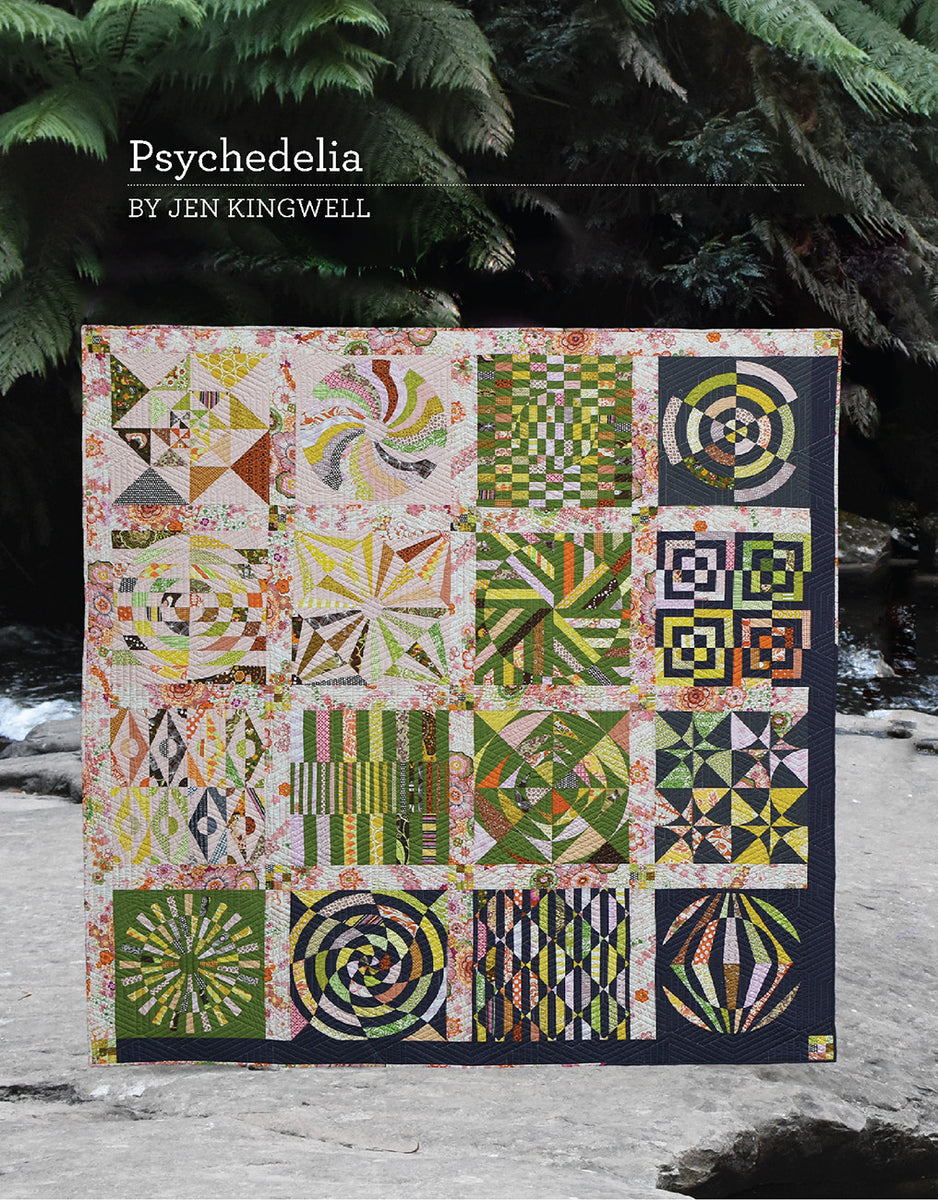 Psychedelia Quilt Booklet by Jen Kingwell