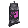 K. Bell Women Curly Cats Socks