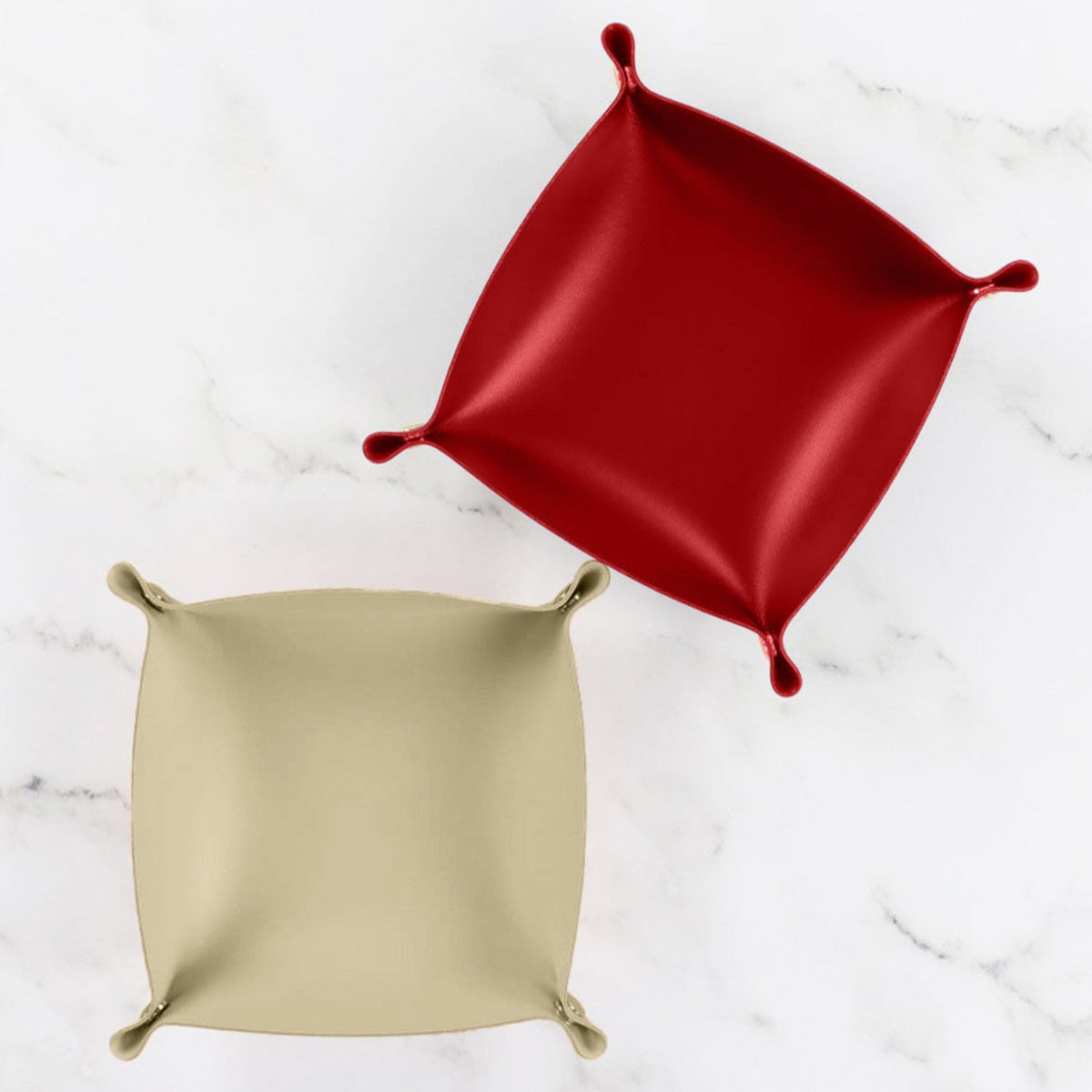 Snap Trays Red & Tan by KimberBell